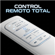 Ventilador de Techo Retráctil PHP XH258 de 42" Blanco con 6 Velocidades y Aspas Invisibles